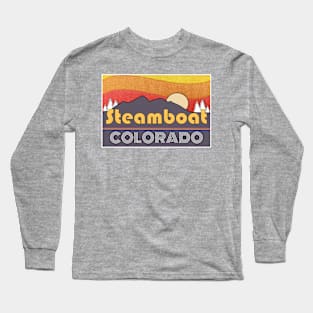 Vintage Colorado Steamboat Long Sleeve Single Stitch Graphic T